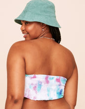Load image into Gallery viewer, Earth Republic Arlette Smocking Bandeau Top Swim Top in color PR171261 and shape bikini
