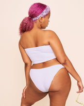 Load image into Gallery viewer, Earth Republic Hallie Smocking V Bottom V-Shaped Bikini in color White and shape bikini
