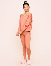 Load image into Gallery viewer, Earth Republic Jenesis Fitted Legging Leggings in color Rhododendron Marl and shape pant
