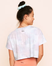 Load image into Gallery viewer, Earth Republic Austyn Cropped Crew Neck Tee Cropped Top in color Tie Dye (Athleisure Print 2) and shape short sleeve tee
