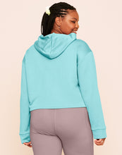 Load image into Gallery viewer, Earth Republic Myah Escape Luxe Hoodie Cropped Hoodie in color Island Paradise and shape hoodie
