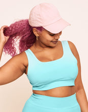 Load image into Gallery viewer, Earth Republic Maeve Ombre Sports Bra Sports Bra in color Solid 04 - Ombre Aqua and shape sports bra
