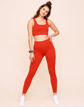 Load image into Gallery viewer, Earth Republic Lilah Ombre Full Legging Leggings in color Solid 05 - Ombre Red and shape legging
