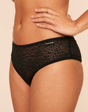 Load image into Gallery viewer, Earth Republic Billie Lace Lace Cheeky in color Jet Black and shape cheeky
