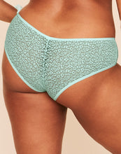 Load image into Gallery viewer, Earth Republic Billie Lace Lace Cheeky in color Bay and shape cheeky
