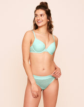 Load image into Gallery viewer, Earth Republic Dayana Lace Push Up Bra Lace Bra in color Bay and shape plunge

