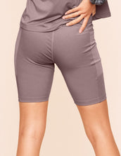 Load image into Gallery viewer, Earth Republic Anais High Waisted Short Biker Shorts in color Deauville Mauve and shape short
