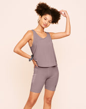 Load image into Gallery viewer, Earth Republic Anais High Waisted Short Biker Shorts in color Deauville Mauve and shape short
