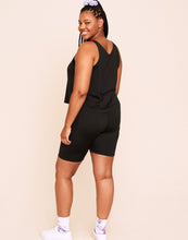 Load image into Gallery viewer, Earth Republic Anais High Waisted Short Biker Shorts in color Jet Black and shape short
