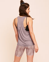 Load image into Gallery viewer, Earth Republic Emmaline Dropped Armhole Tank Workout Tank in color Deauville Mauve and shape tank
