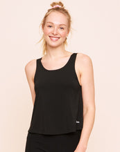 Load image into Gallery viewer, Earth Republic Micah Cropped Tank Cropped Tank in color Jet Black and shape tank

