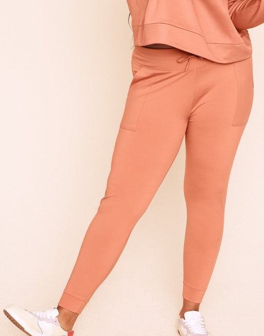 Earth Republic Jenesis Fitted Legging Leggings in color Rhododendron Marl and shape pant