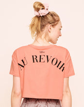 Load image into Gallery viewer, Earth Republic Austyn Cropped Crew Neck Tee Cropped Top in color Rosette Marl and shape short sleeve tee
