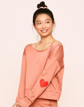 Load image into Gallery viewer, Earth Republic Reese Boat Neck Sweater Boat Neck Sweater in color Rhododendron Marl and shape sweater
