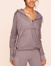 Load image into Gallery viewer, Earth Republic Lexie Sheer Windbreaker Jacket Hood in color Deauville Mauve and shape hoodie
