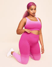 Load image into Gallery viewer, Earth Republic Maeve Ombre Sports Bra Sports Bra in color Solid 03 - Ombre Pink and shape sports bra
