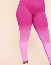 Load image into Gallery viewer, Earth Republic Lilah Ombre Full Legging Leggings in color Solid 03 - Ombre Pink and shape legging

