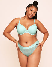 Load image into Gallery viewer, Earth Republic Ariya Lace Lace Thong in color Bay and shape thong
