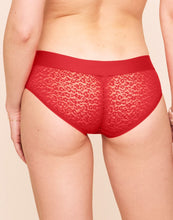 Load image into Gallery viewer, Earth Republic James Lace Lace Hipster in color Flame Scarlet and shape hipster
