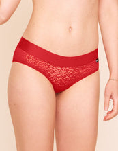 Load image into Gallery viewer, Earth Republic James Lace Lace Hipster in color Flame Scarlet and shape hipster
