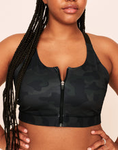 Load image into Gallery viewer, Earth Republic Evie Mid-Support Sports Bra Sports Bra in color Dark Camo and shape sports bra
