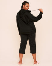 Load image into Gallery viewer, Earth Republic Faye Hooded Pullover Hoodie in color Jet Black and shape hoodie
