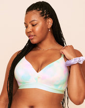 Load image into Gallery viewer, Earth Republic Makenna Lightly Lined Wireless Bra Wireless Bra in color Smudged Unicorn and shape plunge
