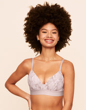 Load image into Gallery viewer, Earth Republic Makenna Lightly Lined Wireless Bra Wireless Bra in color Snakeskin (Lingerie Print 2) and shape plunge
