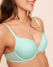 Load image into Gallery viewer, Earth Republic Dayana Lace Push Up Bra Lace Bra in color Bay and shape plunge
