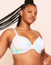 Load image into Gallery viewer, Earth Republic Nayeli Lightly Lined T-Shirt Bra T-Shirt Bra in color Smudged Unicorn and shape plunge
