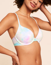Load image into Gallery viewer, Earth Republic Nayeli Lightly Lined T-Shirt Bra T-Shirt Bra in color Smudged Unicorn and shape plunge
