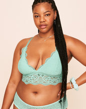 Load image into Gallery viewer, Earth Republic Maisie Longline Bralette Unlined Bralette in color Bay and shape bralette
